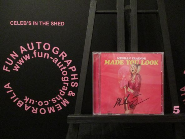 Meghan Trainor - 'Made You Look' Authentic Autographed Single Cover (5)