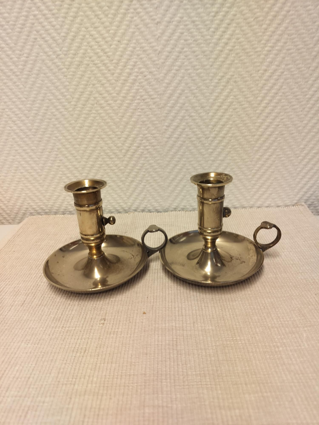 Kynttilänjalat messinki 2kpl #153