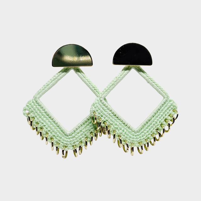 Mint Cascade Earrings