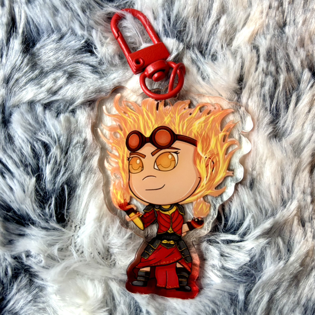 Chandra Magic The Gathering Keychain