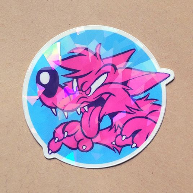 Yote holographic sticker