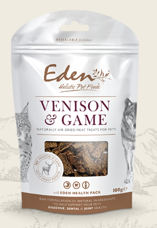 EDEN VENISON & GAME TREATS DOG & CATS