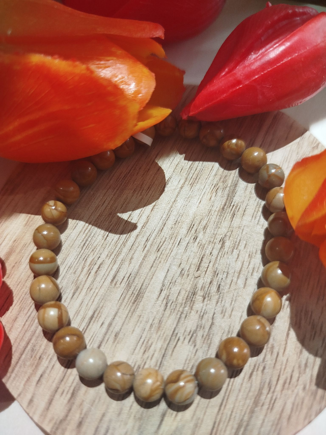 Bracelet 🌳 Bois Fossile – Mémoire de la Terre