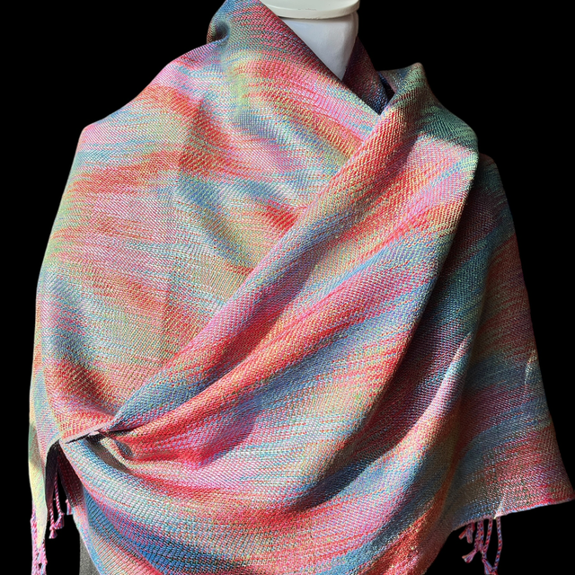 Châle 100% soie / 100% silk shawl