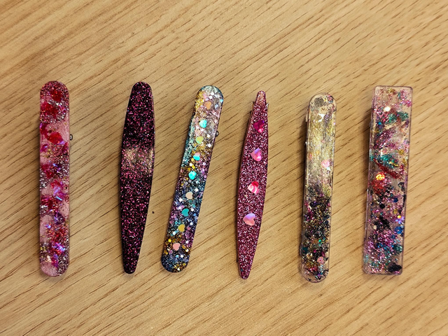 Barrettes collection &quot;été&quot;