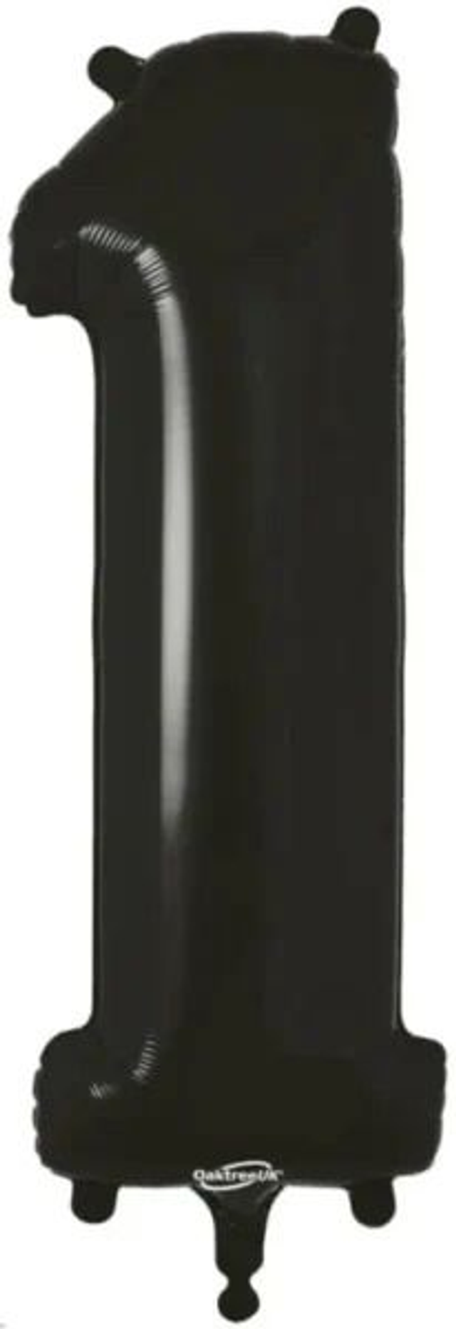 34" NUMBER 1 BLACK FOIL