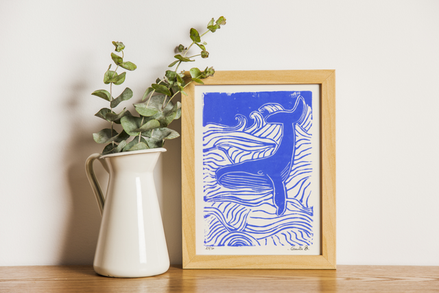 La Baleine et les vagues