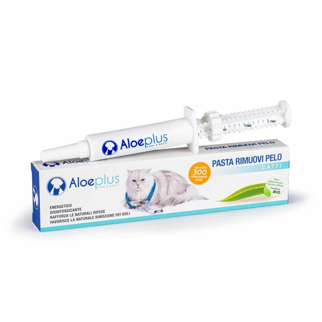 Aloeplus - Pasta rimuovi pelo per gatti