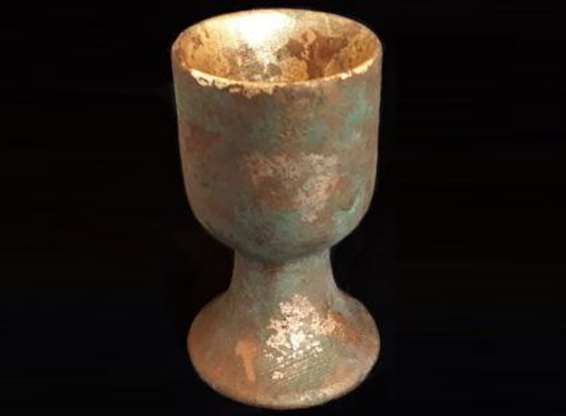 Heilige graal - koper patina effect