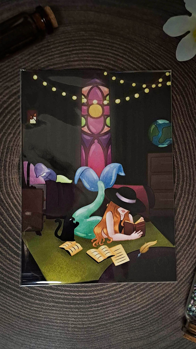 Wickedly Transformation Homework Postcard