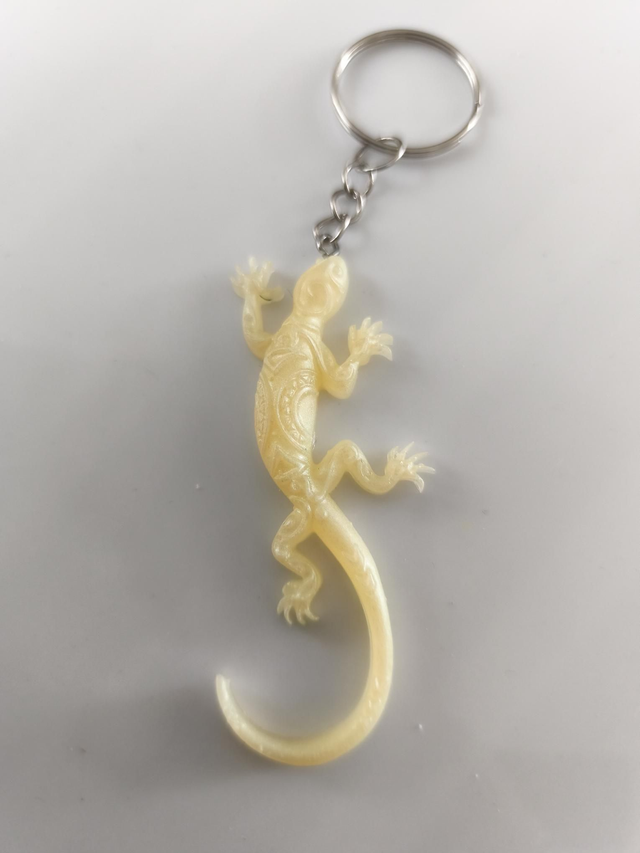 Porte clé Caméléon nacré 