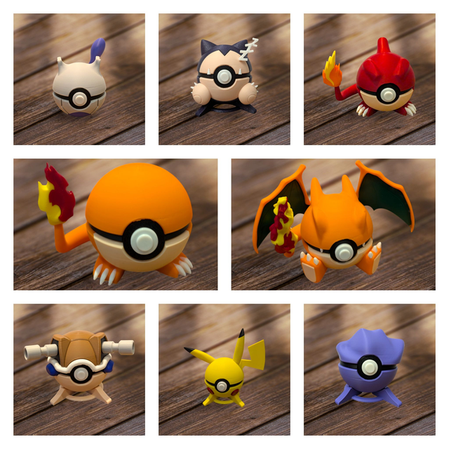 3D Printed Pokeballs