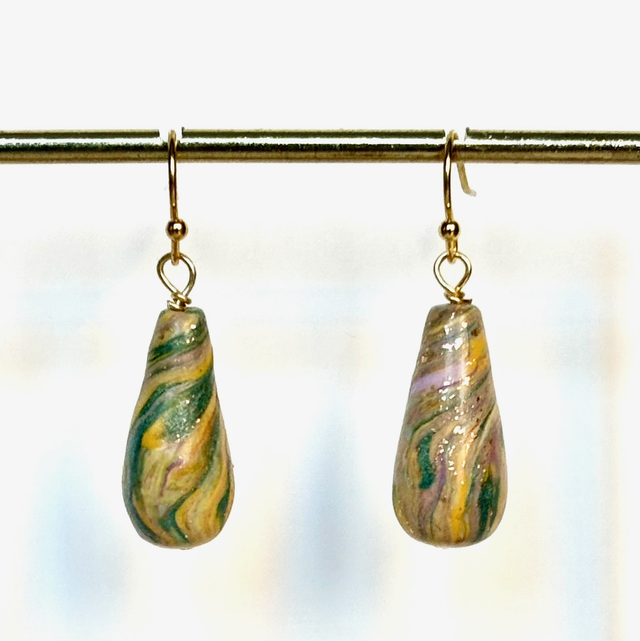 Boucles « Gouttes tropicales »