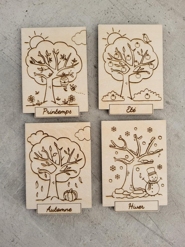 Cartes les 4 saisons