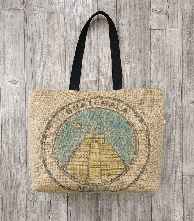 Sac cabas en sac de café Guatemala Pyramide