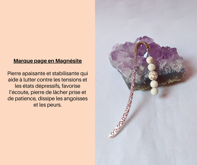 9- Marque Page en Magénsite