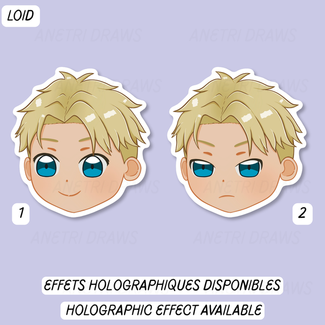 Sticker visage mignon Spy X Family | Loid Forger