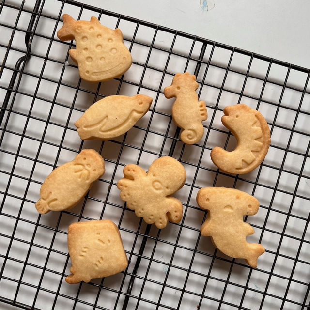 Sea creatures biscuits