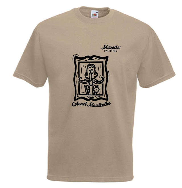 Tee Shirt "Colonel Moustache" Homme Mastic