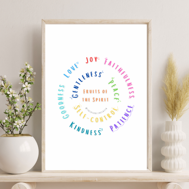 Fruits of the Spirit print