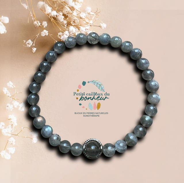 Bracelet en Labradorite – Protection Énergétique