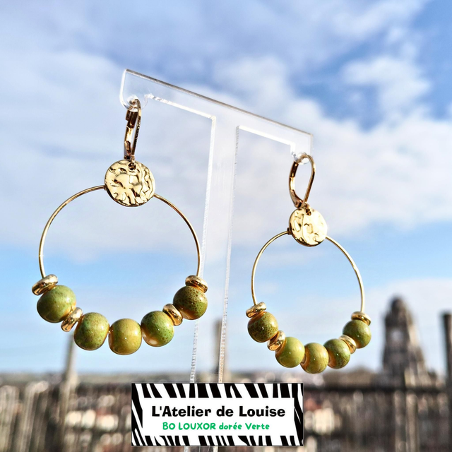 LOUXOR dorée verte 