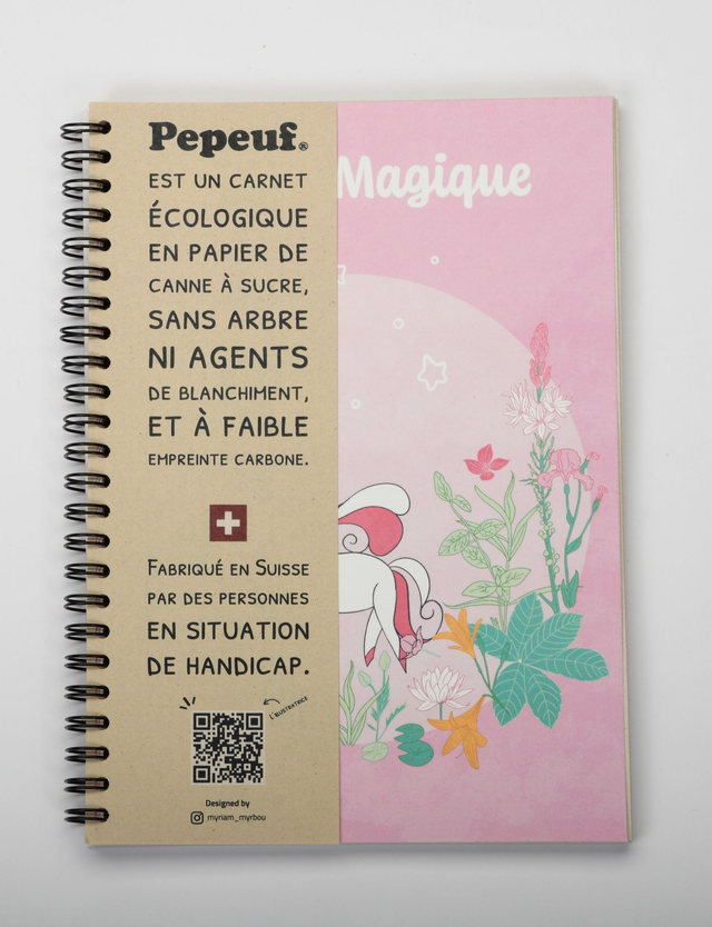 Carnet A5 illustré de la marque Pepeuf