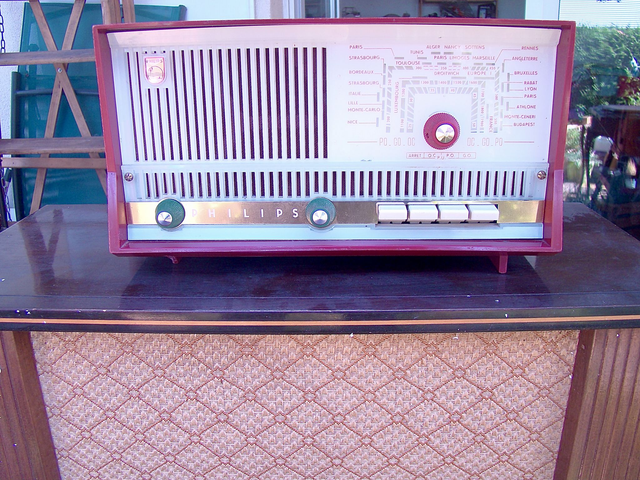 Enceinte Bluetooth lecteur MP3 Vintage 