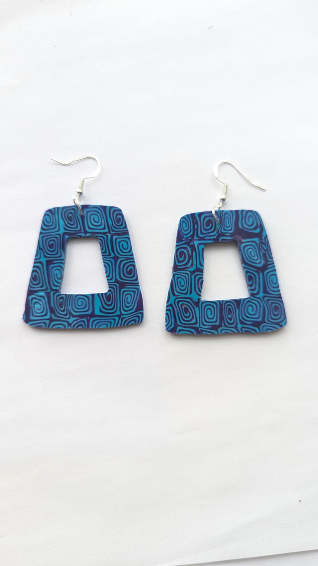 SAMPLE: Blue Calypso Doorknockers 