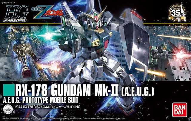 RX-178 Gundam Mk-II (A.E.U.G.) Plastic Model Kit