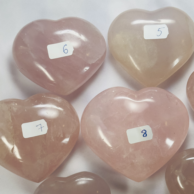 Heart - Rose Quartz - B