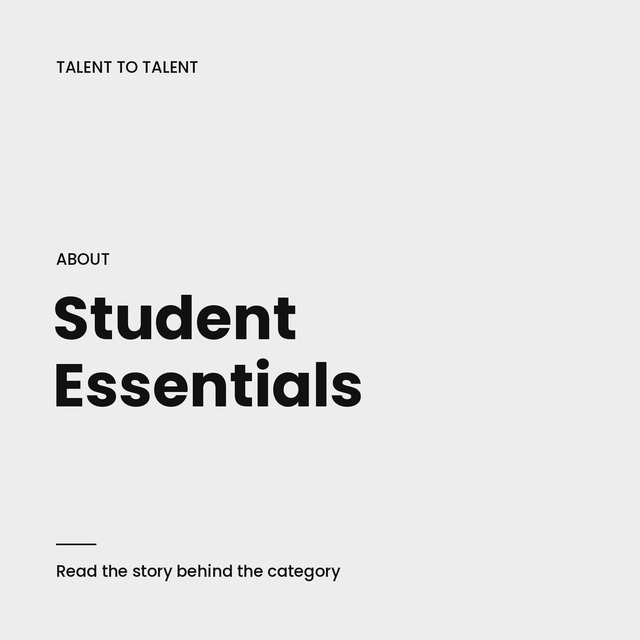 About Student Essentials