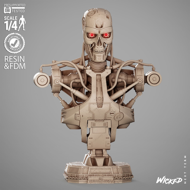 BUSTE TERMINATOR 1 T800 série movie