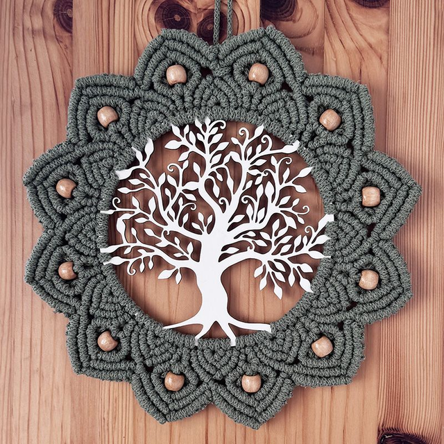 Arbre de vie - Ancrage - Couleur eucalyptus