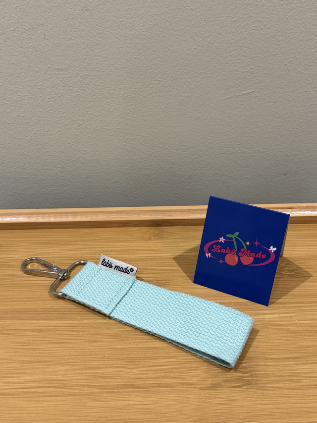 LABÖMADE Personalised Keyring - Mint Blue