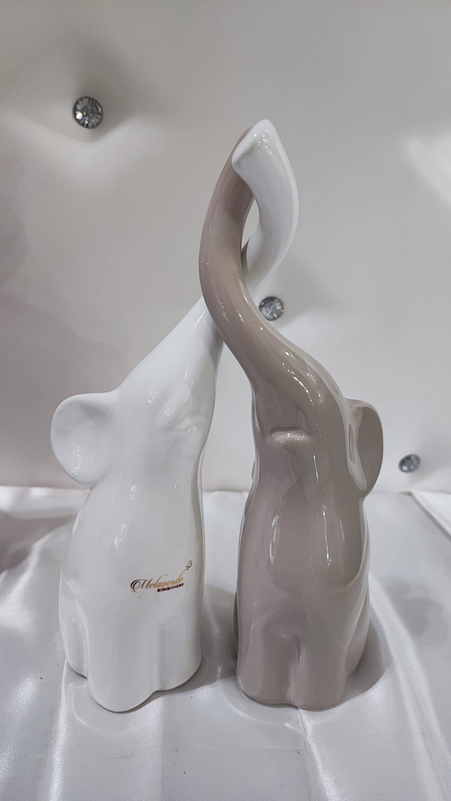 Elefantini in ceramica capodimonte
