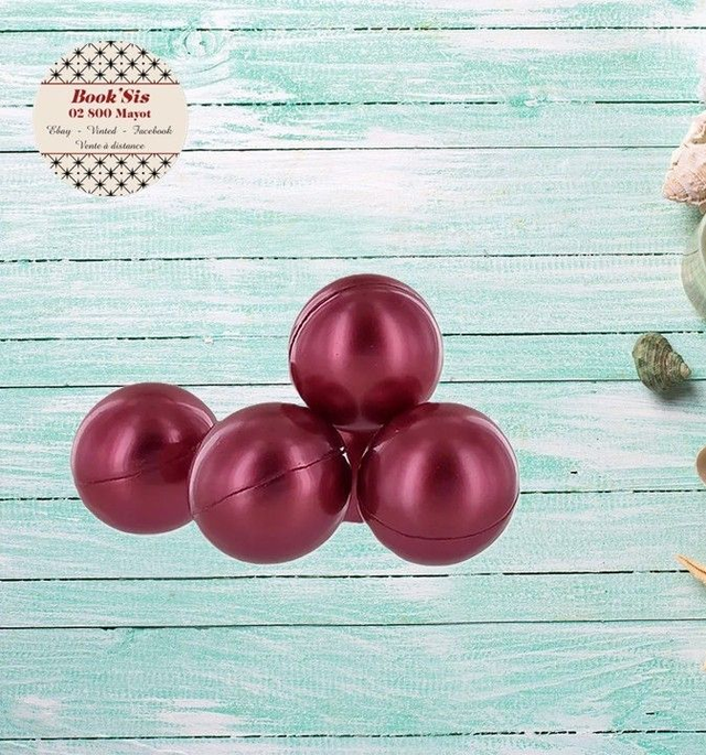 Perle de bain " Ronde Fraise "