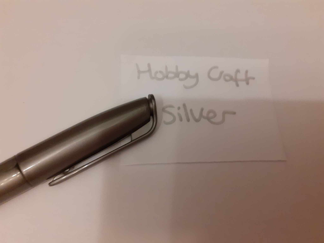 Zelebs in shed CHOOSE YOUR MARKER Hobbycraft SILVER