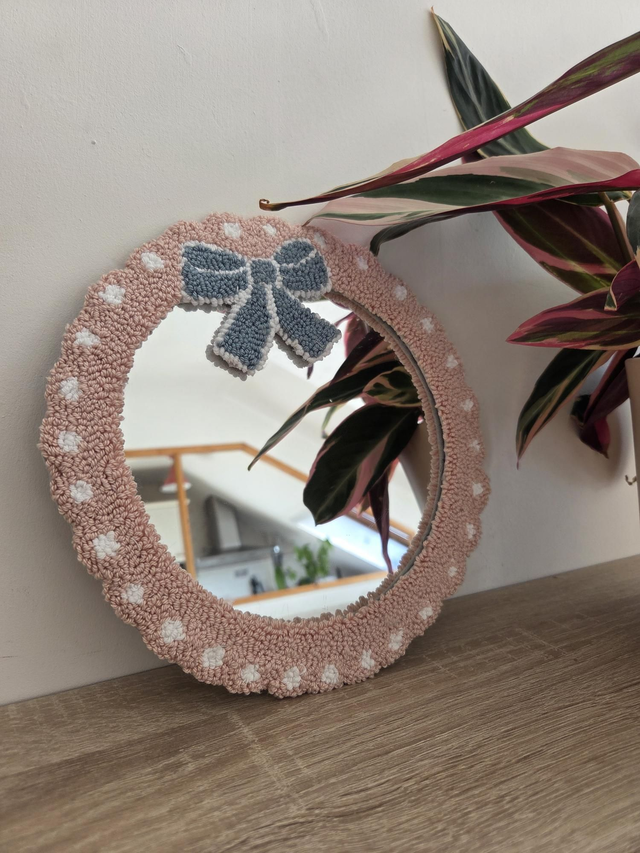 Miroir - Nœud dentelle 