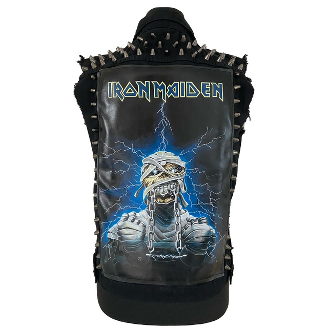 Iron Maiden Powerslave denim vest - Unisex