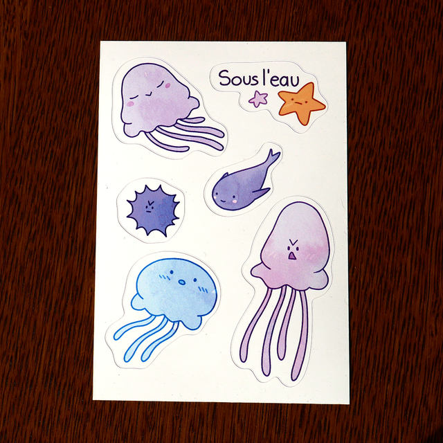 Stickers aquatique