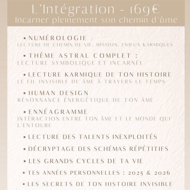 Lecture des secrets de votre histoire d’âme