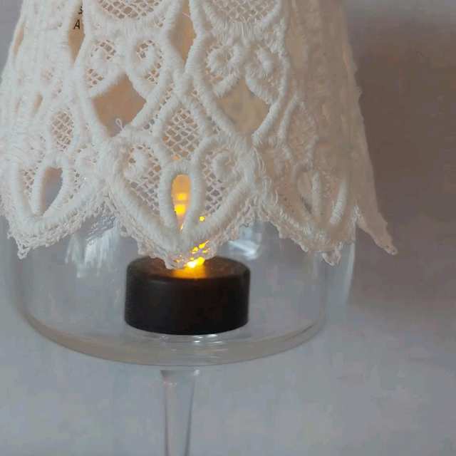 large candle lace 
