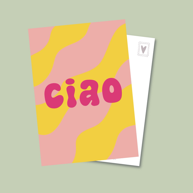 Ciao - Postkarte 