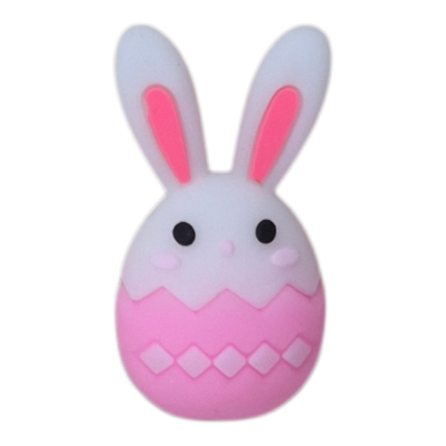 Easter Bunny in Pink Egg Arrow Topper 
