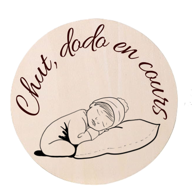 Disque accessoire - Collection spéciale "Bébé" pour panneau de porte interchangeable By Romalysa