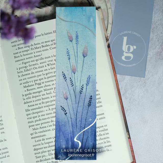 Flowering sprigs (bookmark)