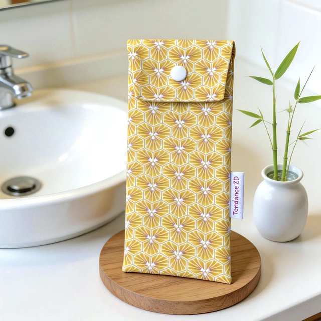 Etui à brosse à dents or