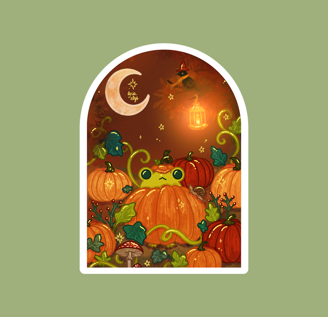 Citrouilles - sticker