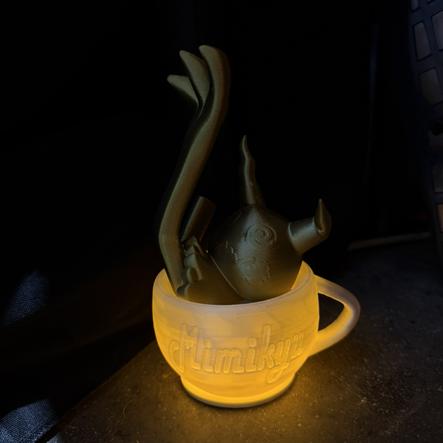 Fanart pla effetto multicolor o glitter